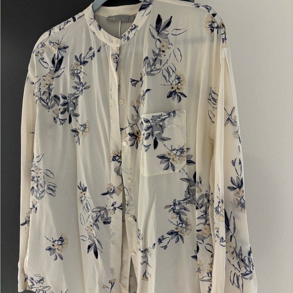 Vince 100% silk blouse